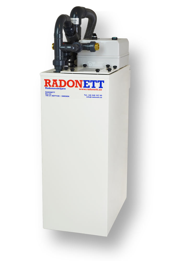 Radonett B2 UV radonavskiljare, radonfilter